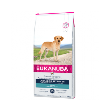 EUKANUBA Adult Breeds Specific Labrador Retriever Chicken hrana uscata caini Labrador Retriever adulti, cu pui 12 kg