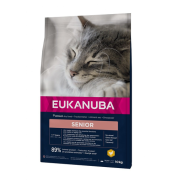 EUKANUBA Cat Senior All Breeds Top Condition Chicken & Liver 10 kg