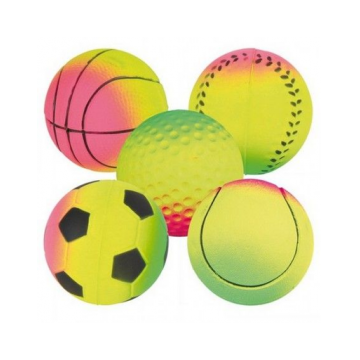 TRIXIE Minge neon pentru caini, cu cauciuc moale, dia. 7 cm