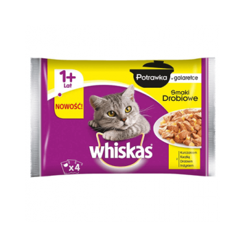 WHISKAS Adult tocanita cu carne de pasare in aspic 52 x 85 g pentru pisica