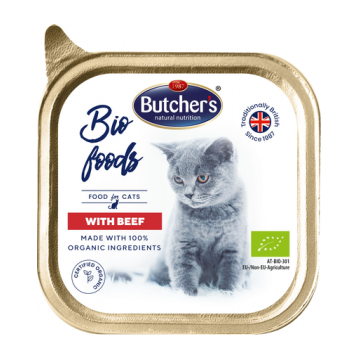 BUTCHER'S BIO cu vită 85 g