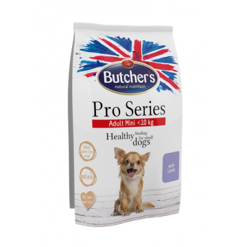 BUTCHER'S Dog ProSeries Adult Hrană uscată cu miel pentru talie mică 800 g