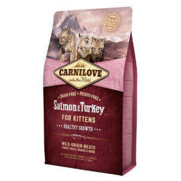 CARNILOVE Cat Grain Free Salmon&Turkey Kittens Healthy Growth 6 kg