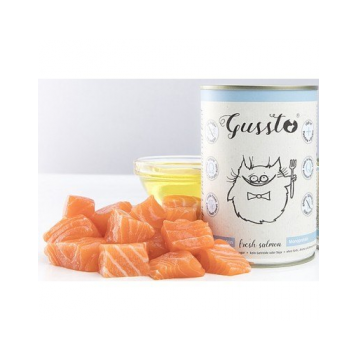 GUSSTO Cat Fresh Salmon SOMON PROASPĂT 400 g