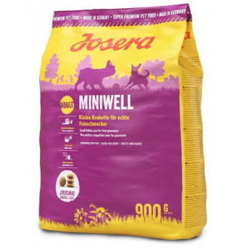 JOSERA Dog Miniwell hrana uscata caini adulti talie mica 5 x 900g