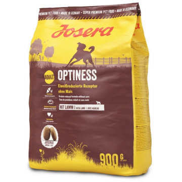 JOSERA Dog Optiness hrana uscata pentru caini sensibili, cu miel 5 x 900g