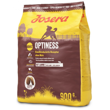 JOSERA Dog Optiness hrana uscata pentru caini sensibili, cu miel 900g