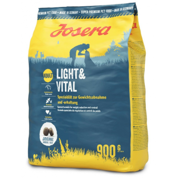 JOSERA Light & Vital hrana uscata caini adulti supraponderali 5 x 900g