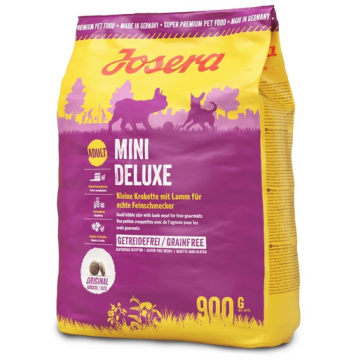 JOSERA Mini Deluxe hrana uscata pentru caini adulti talie mica 4,5 kg (5 x 900 gr)