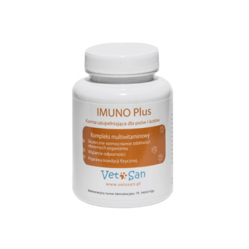 VETOSAN IMUNO Plus Complex de vitamine pentru câini și pisici 60 tablete