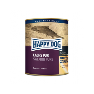 HAPPY DOG Salmon Pure hrană umeda caini, cu somon 750 gr