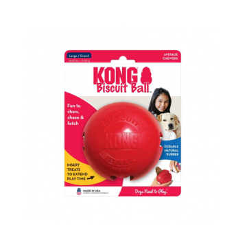 KONG Biscuit Ball L minge pentru recompense pentru caini