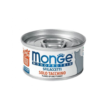 MONGE Monoprotein Cat hrană umedă pentru pisici, curcan 80g