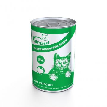 Mitzura Cat Conserva Curcan, 415 g