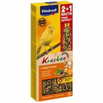 Batoane pentru canari, Vitakraft Kracker Miere & Susan, 60 g + 30 g ieftin