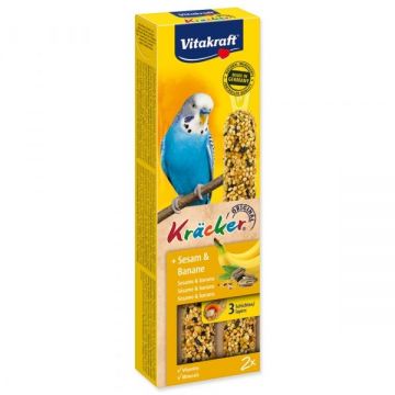 Batoane pentru perusi, Vitakraft Kracker Banana, 60 g