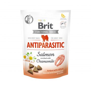 Brit Care Dog Snack Antiparasitic Salmon, 150 g ieftina