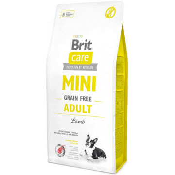 BRIT Care Grain Free Mini Adult Lamb Hrana uscata pentru caini adulti de talie mica si foarte mica, cu miel 7 kg