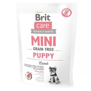 Brit Care Mini Grain Free Puppy Lamb, 400 g de firma originala