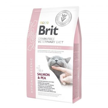 Brit Grain Free Veterinary Diets Cat Hypoallergenic, 2 kg ieftina