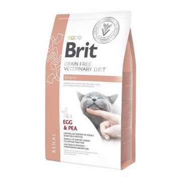 Brit Grain Free Veterinary Diets Cat Renal, 2 kg la reducere