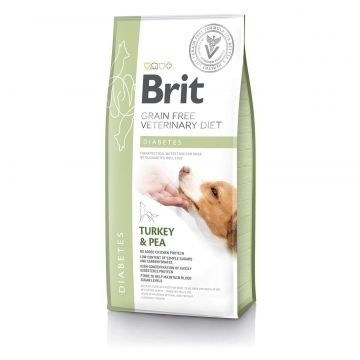 Brit Grain Free Veterinary Diets Dog Diabetes, 12 kg la reducere