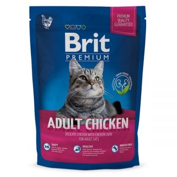 Brit Premium Cat Adult Chicken, 1.5 kg la reducere