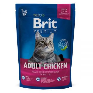 Brit Premium Cat Adult Chicken, 800 g ieftina