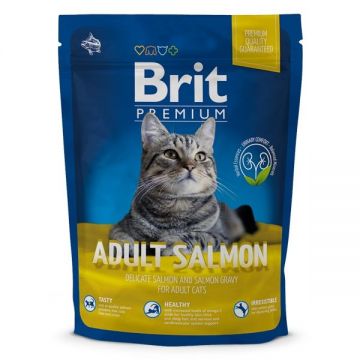 Brit Premium Cat Adult Salmon, 300 g de firma originala