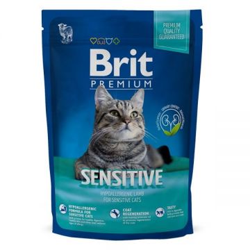 Brit Premium Cat Sensitive, 800 g de firma originala