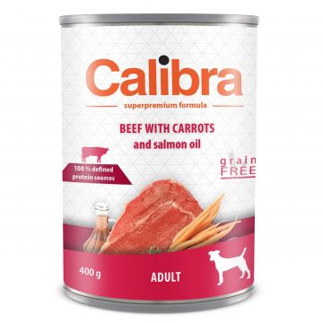 Calibra Dog Adult Vita cu Morcovi, 400 g