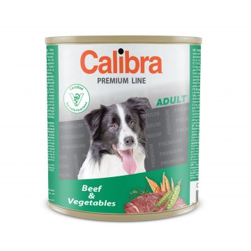 Calibra Premium Adult Beef and Vegetables, 800 g de firma originala