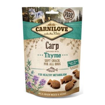 Carnilove Dog Semi Moist Snack Carp with Thyme, 200 g