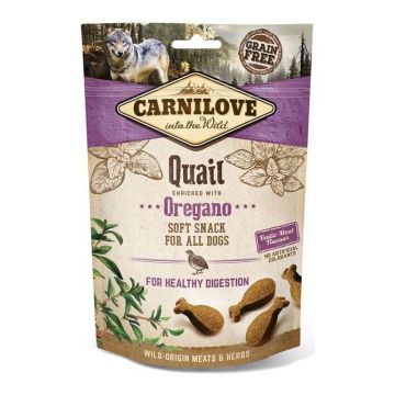 Carnilove Dog Semi Moist Snack Quail with Oregano, 200 g