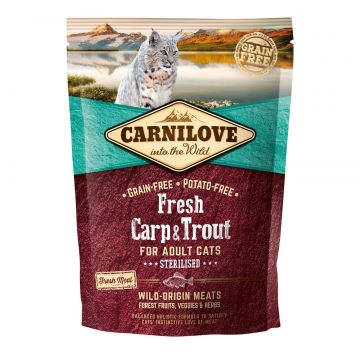 Carnilove Fresh Carp and Trout, Sterilised Adult, 400 g de firma originala