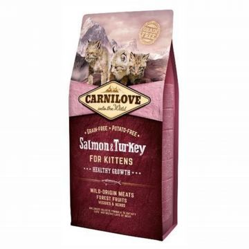 Carnilove Salmon & Turkey For Kittens, 6 kg ieftina