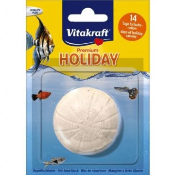 Depozit alimentar pentru pestii de iaz, Vitakraft Holiday Fish Food, 25 g