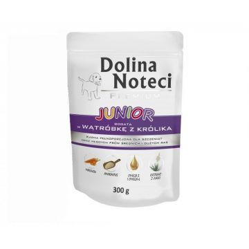 Dolina Noteci Plic Junior, Ficat de iepure, 300 g