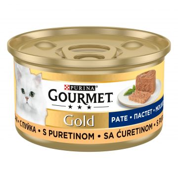 Gourmet Gold Mousse cu Curcan, 85 g