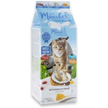 Gustare pentru pisici, Muuske Cat Milk Multipack, 20x20 ml de firma originala