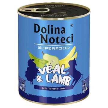 Hrana umeda caini, Dolina Noteci Superfood Vitel si Miel, 800 g ieftina