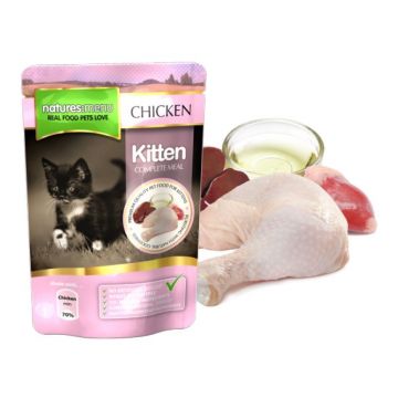 Hrana umeda pentru pisici junior, NATURES MENU KITTEN, 100 g ieftina