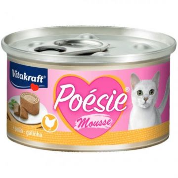 Hrana umeda pisici, Vitakraft Poesie, Mousse cu Pui, 85 g ieftina
