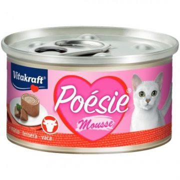 Hrana umeda pisici, Vitakraft Poesie, Mousse cu Vita, 85 g ieftina