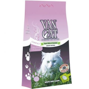 Nisip igienic, Vancat Baby Powder Compact, 5 kg