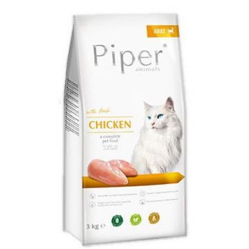 Piper Adult Cat, Pui, 3 kg la reducere