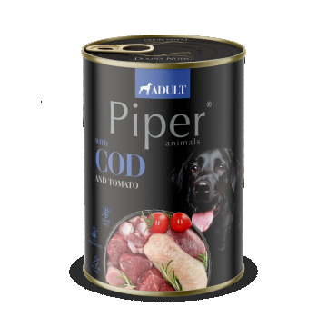 Piper Adult Dog, Cod si Tomate, 400 g