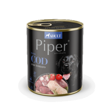 Piper Adult Dog, Cod si Tomate, 800 g la reducere