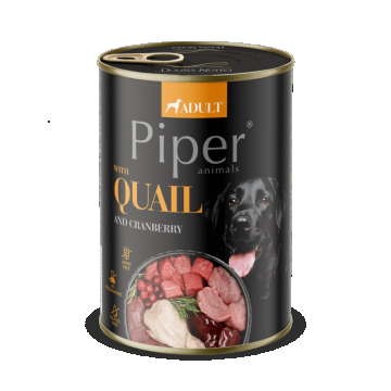 Piper Adult Dog, Prepelita si Merisoare, 400 g ieftina