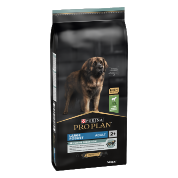 PURINA PRO PLAN ADULT Sensitive Digestion, Talie Mare Robustă, Miel, 14 kg